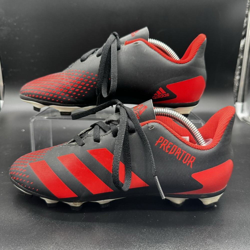 Adidas Predator 20.4 FxG Mens Size 4.5 Red Black Athletic Running Soccer Cleats